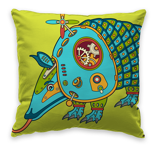 armadillo Throw Pillow