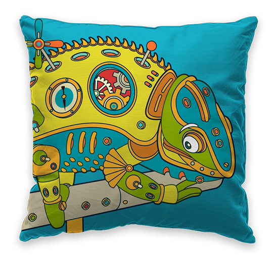 Chameleon Throw Pillow