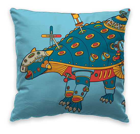 Dinosaur Throw Pillow