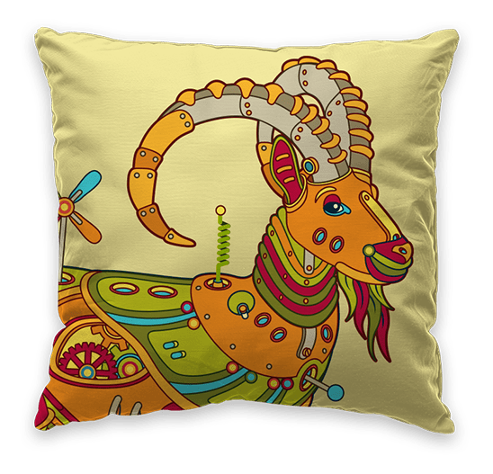 Ibex Throw Pillow