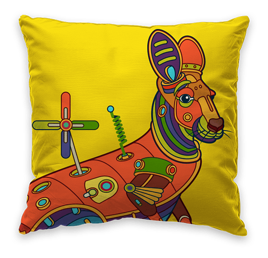 Kangaroo Throw Pillow