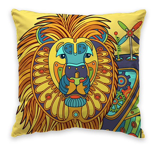 Lion Throw Pillow