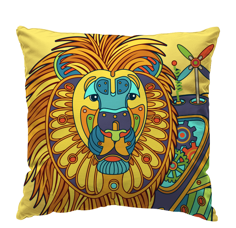 lion pillow