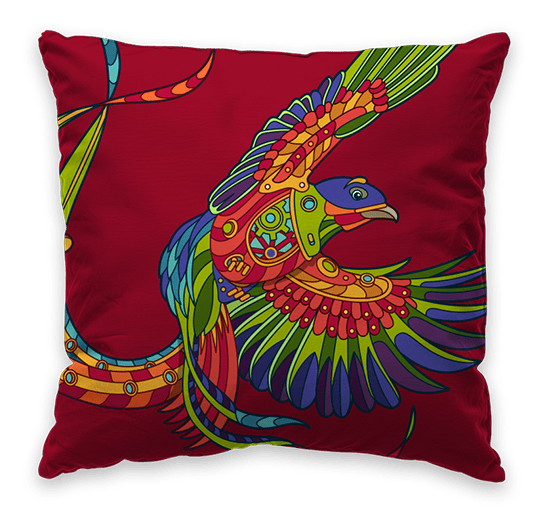 Quetzal Throw Pillow