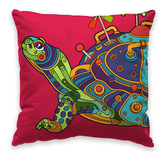 Turtle Throw Pillow