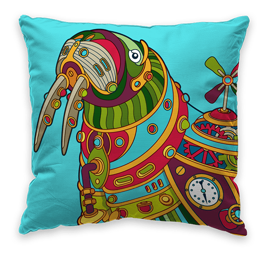 Walrus Throw Pillow