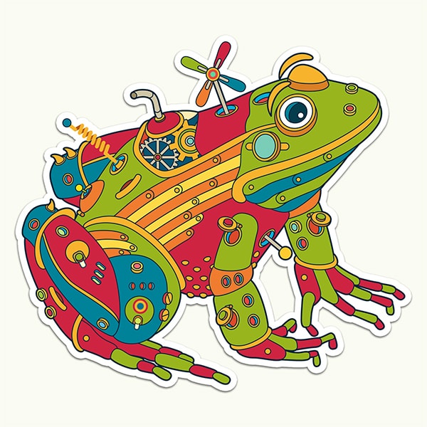 Frog Sticker