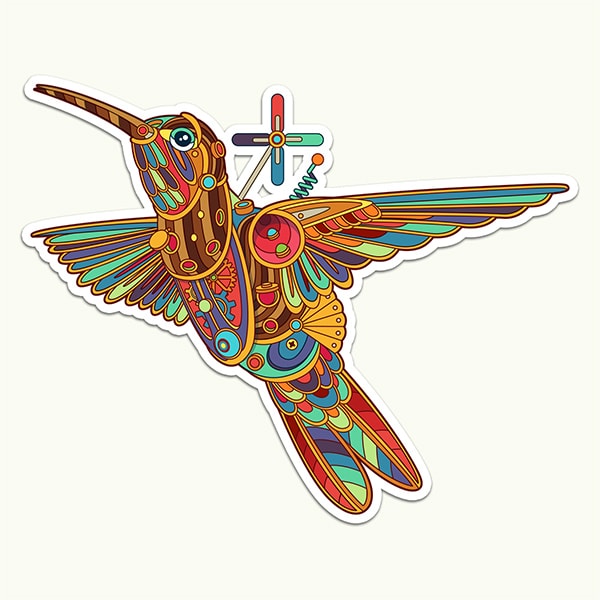 Hummingbird Sticker